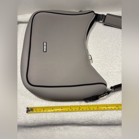 SAVE MY BAG Shoulder Bag - Sleek Taupe Neoprene - Picture 10 of 16